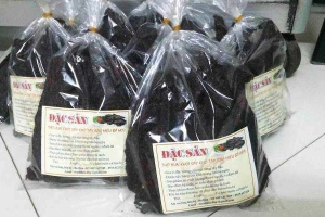 Ăn vặt Thịt Hun Khói Sấy Khô Tây Bắc Hiệu Bà Hoa