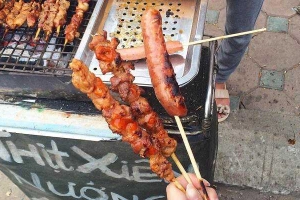 Ăn vặt Thịt Xiên Nướng 2k - Tôn Thất Tùng
