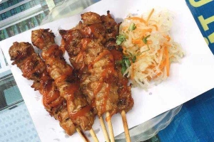Ăn vặt Thịt Xiên Nướng - Chợ Xanh KĐT Định Công
