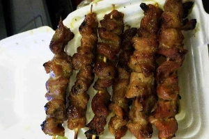 Ăn vặt Thịt Xiên Nướng - Lò Đúc