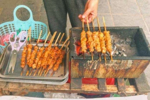 Ăn vặt Thịt Xiên Nướng & Sụn Nướng - Nghĩa Tân
