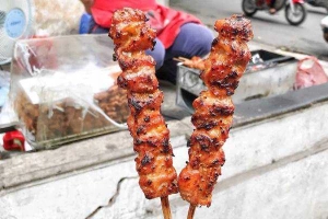 Ăn vặt Thịt Xiên Nướng - Thọ Lão