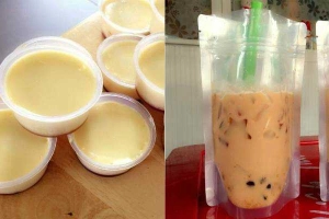 Ăn vặt Trà Sữa Bí Đỏ