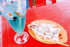 Ăn vặt Yully Ngô - Kem Cuộn Thái Lan