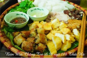 Quán Ăn Bún Mẹt Chõng Tre - Thái Hà