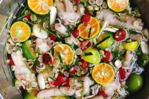 Chân Gà Sả Tắc Chua Cay - Shop Online