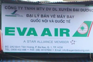 Đại Lý Bán Vé Máy Bay Eva Air