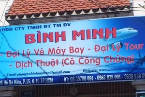 Đại Lý Vé Máy Bay - DV Du Lịch Bình Minh - Hồ Bá Kiện