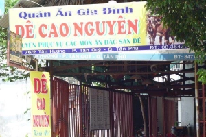 Dê Cao Nguyên - Quán Ăn Gia Đình