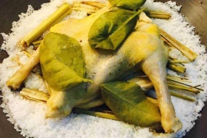 Gà Hấp Muối & Giò Heo Xông Khói - Shop Online