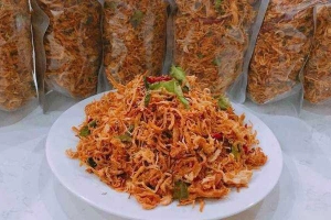 Gà Khô Cay Lá Chanh - Shop Online