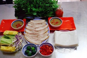 Quán Ăn Gạch Quán - Bánh Tráng Cuốn Thịt Heo