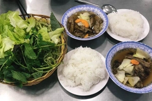 Quán Ăn Hà Nội Quán - Các Món Bún