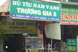 Quán Ăn Hủ tiếu nam vang Trương Gia 5