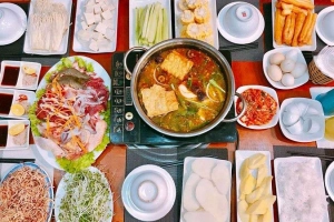 Nhà Hàng Quán Cay Đức Huệ - Lẩu & Nướng - Cầu Vượt Đán