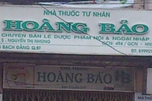 Nhà Thuốc Tây Hoàng Bảo - Bạch Đằng