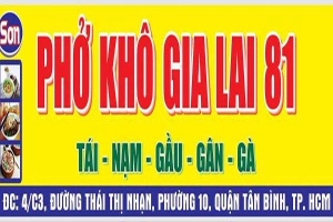 Quán Ăn Phở Sơn - Phở Khô Gia Lai