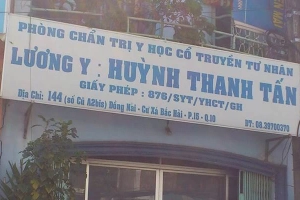 Phòng Chẩn Trị Y Học Cổ Truyền - Lương Y Huỳnh Thanh Tấn
