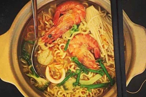 Quán Ăn Omera Men - Mì Kim Chi Hàn Quốc