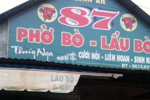 Quán Ăn Phở Bò 87