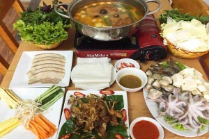 Quán Ăn Quán Cỏ - Bánh Tráng Cuốn Thịt Heo