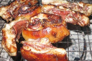 Quán Nhậu Bình Dân - Má Heo Nướng