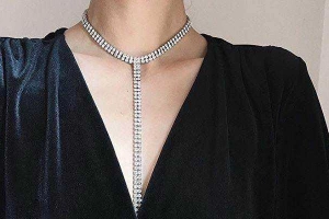 Ribbon Choker - Hồng Lạc