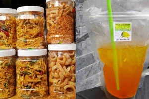 Trà Chanh Đào & Ăn Vặt