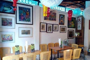 Tranh Cafe - Bùi Đình Túy