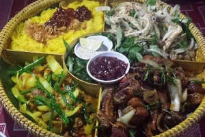 Quán Ăn Trúc Quán - Cá Lóc Nằm Bẹ Chuối