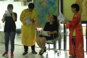 &#8216;Bật mí&#8217; hình ảnh hậu trường thú vị chuẩn bị cho buổi Year-End Party 2014 TMG