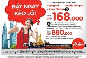 &#8216;Đặt ngay kẻo lỡ&#8217; - Bay đến Bangkok chỉ từ 168.000 VND