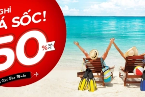 AirAsia giảm đến 50% giá vé trong &#8216;Kỳ nghỉ giá sốc&#8217;