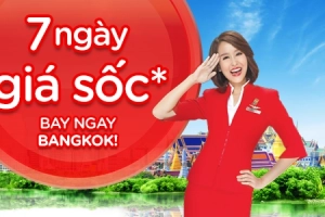 AirAsia khuyến mãi 7 ngày giá sốc chỉ với 7 USD