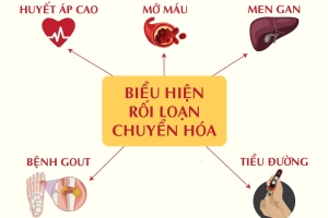 Các yếu tố nguy cơ tập hợp lại dễ gây rối loạn chuyển hóa