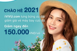 Chào hè 2021 đặt vé máy bay tại placevietnam.com nhận ngay ưu đãi hấp dẫn giảm giá vé trực tiếp