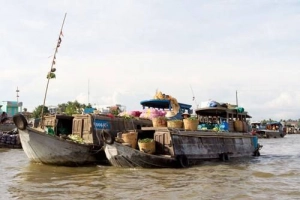 Chợ nổi Cái Răng - điểm du lịch độc đáo miền Tây Nam Bộ