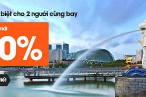 Chương trình khuyến mãi vé máy bay giá rẻ cho cặp khách chẵn của Jetstar