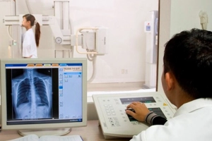 Chụp thực quản đối quang kép sử dụng thuốc cản quang gì?