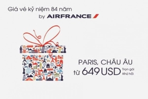 Cùng Air France bay đến Paris và châu Âu với giá chỉ từ 649 USD