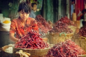 Dạo quanh chợ lề đường ở Yangon, Myanmar