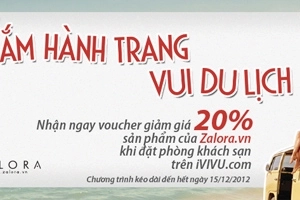 Đặt phòng khách sạn placevietnam.com, nhận voucher Zalora