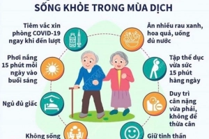 Để sống khỏe mùa dịch COVID, bạn cần làm gì?