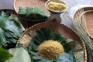 Du lịch Hà Nội thu về ghé làng cốm Mễ Trì