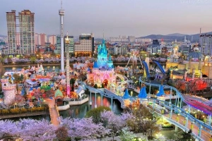 Du lịch Hàn Quốc trải nghiệm thế giới thần tiên ở Lotte World