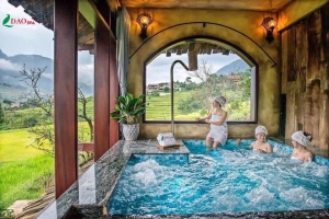 Du lịch Sapa trải nghiệm tắm lá thuốc ngắm ruộng bậc thang tại Lá Dao Spa &#038; Coffee House