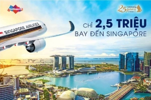 Không thể tin nổi: Bay Singapore Airlines chỉ có 2,5 triệu khứ hồi