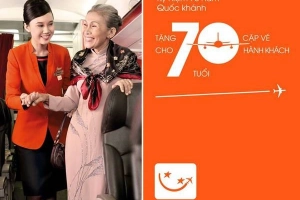 Kỷ niệm 70 năm Quốc Khánh Jetstar giảm 70% giá vé chỉ từ 70.000 VND