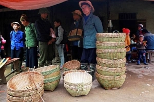 Mộc mạc chợ phiên Án Lại