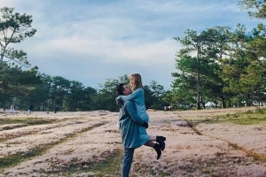 Mùa cỏ hồng đẹp như trời Âu ở Đà Lạt